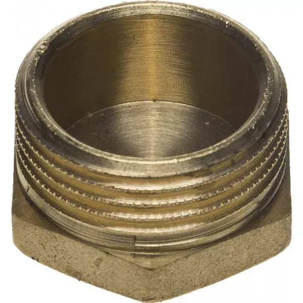 Заглушка GENERAL FITTINGS латунь, 6-ти гранная головка, наружная резьба, 1" 51098-S-1 купить в Ноябрьске