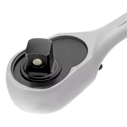 Ключ-трещотка 1/2&quot; Gross 14052, CrV, 120 зубьев, цельнометаллический, хром купить в Ноябрьске