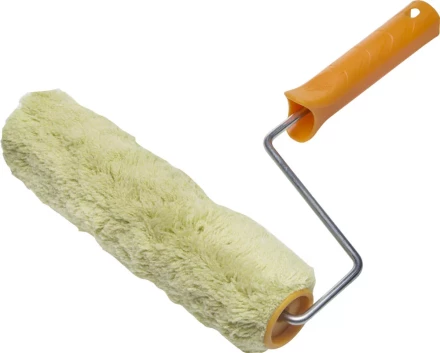 Валик SYNTEX ПОЛИАКРИЛ малярный в сборе, ворс 18мм, бюгель 6мм, 40х240мм, STAYER Master 0319-24 купить в Ноябрьске