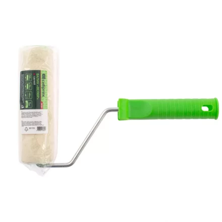 Валик &quot;ВЕЛЮР&quot; с ручкой 150 мм ворс 5 мм D - 36 мм  СИБРТЕХ 80133 купить в Ноябрьске