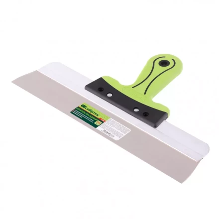 Шпатель фасадный нержавеющая сталь 350 мм двухкомпонентная ручка  Сибртех 85584 купить в Ноябрьске