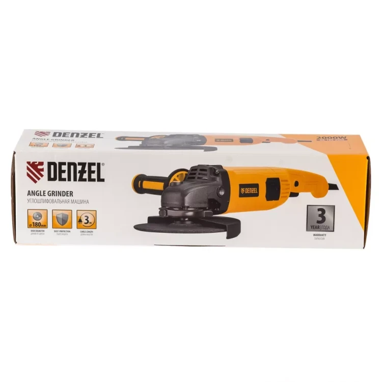Угловая шлифмашина AG-180-2000 Denzel 26912 купить в Ноябрьске