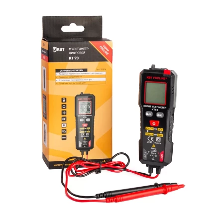 Мультиметр цифровой КВТ SMART KT 93 с True RMS (91916) купить в Ноябрьске