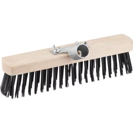 Щетка GRINDA &quot;EURO&quot; уличная без ручки, буковая колодка, мет щетина, с металлическим держателем для черенка, 30см 39196-30 купить в Ноябрьске