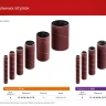 ЗУБР набор 6 шт: 13, 19, 26, 38, 51, 76 мм, высота 115 мм, Р80, втулки шлифовальные для станка СШО-500 МАСТЕР (35649-H6-80) купить в Ноябрьске