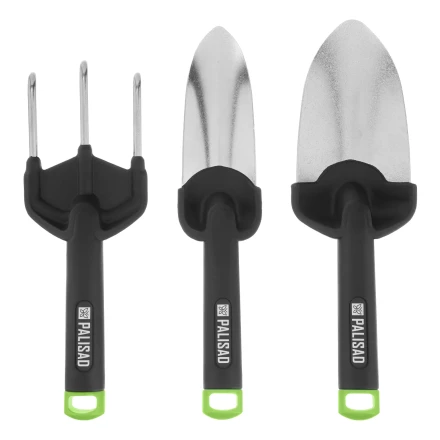 Набор садового инструмента, стальной, полипропиленовые рукоятки, 3 предмета, BASE// Palisad 62069 купить в Ноябрьске