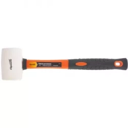 Киянка резиновая 450 г белая резина фибергласовая рукоятка SPARTA 11129