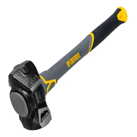 Кувалда с клиновидным бойком 1,8 кг Denzel 11016, фибергласовая рукоятка c TPR купить в Ноябрьске