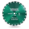 Алмазный сегментный диск MESSER-DIY диаметр 400мм для резки асфальта, свежего бетона и кирпича купить в Ноябрьске