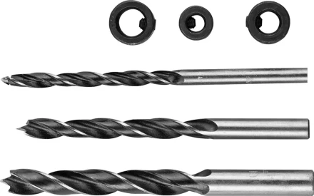 Набор сверл по дереву с ограничителями, 3шт(d=6-10мм), STAYER 30144-H6 30144-H6 купить в Ноябрьске