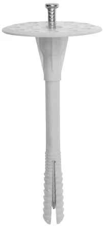 Дюбель ЗУБР &quot;МАСТЕР&quot; для изоляционных материалов полипропиленовый, металлический стержень, 10 x 160 мм, 100 шт 4-301525-10-160_z01 купить в Ноябрьске