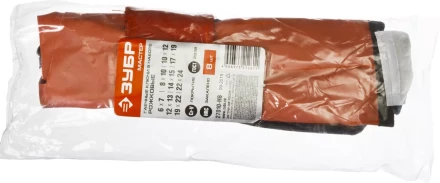 Набор ЗУБР &quot;МАСТЕР&quot;: Ключ гаечный рожковый, Cr-V сталь, хромированный, 6-24мм, 8шт 27010-H8 купить в Ноябрьске