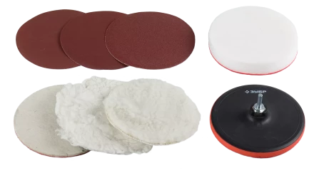 Наборы полировальных-насадок для дрели / УШМ серия ЭКСПЕРТ купить в Ноябрьске