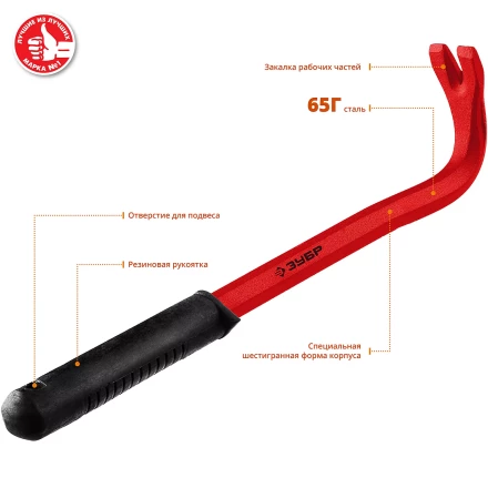 Гвоздодеры с ручкой серия МАСТЕР купить в Ноябрьске