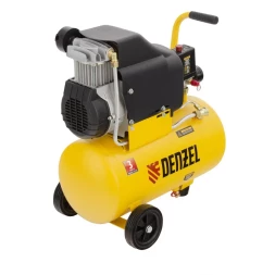 Компрессор воздушный DLC1300/24 безмасляный 1.3 кВт, 24 литра, 206 л/мин Denzel 58171