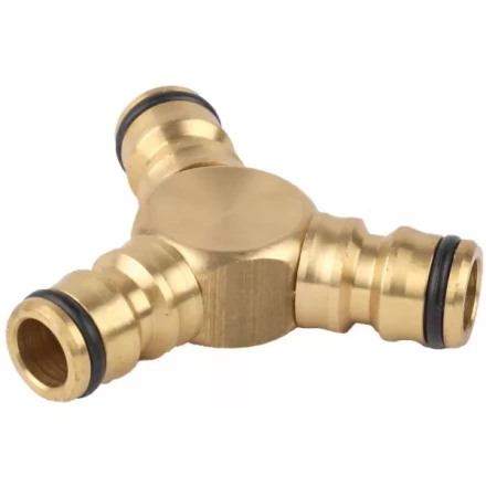 Тройник RACO &quot;Profi&quot; (соединитель-соединитель-соединитель) латунный, 1/2&quot; 4246-55028B купить в Ноябрьске