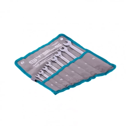 Набор ключей комбинированных 8 шт 8-19 мм,  антислип Stels 15283 купить в Ноябрьске