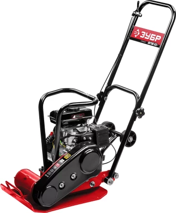 ЗУБР 10 кН, 50 кг, бензиновая виброплита (ВПБ-10 Г) купить в Ноябрьске