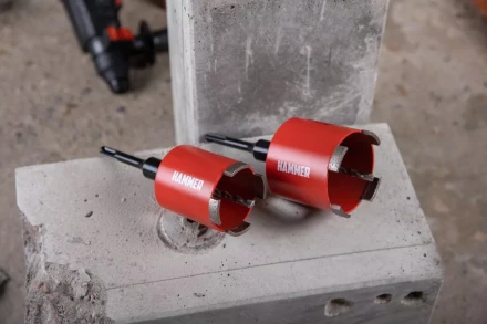 Коронка алмазная HAMMER Ф82мм (242-504) купить в Ноябрьске