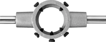 Плашкодержатель ЗУБР &quot;ЭКСПЕРТ&quot; с центривочными и прижимными винтами, 45х18мм для М16 -М18-М20-G1/2, L - 450мм 28143-45 купить в Ноябрьске