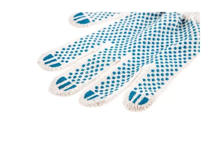 Перчатки ХБ 5 нитей с ПВХ HAMMER 230-031 купить в Ноябрьске