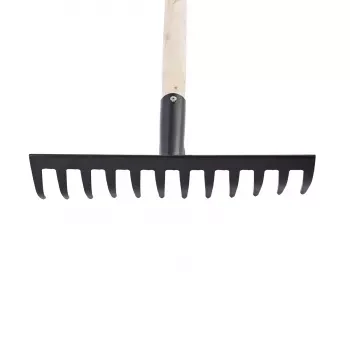 Грабли 12-зубые,310мм,с черенком,прямые СИБРТЕХ 61741 купить в Ноябрьске