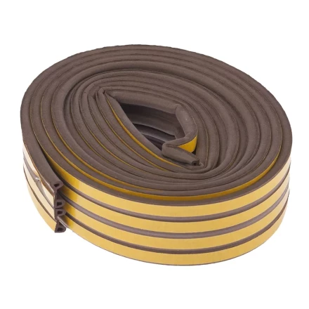 Уплотнитель 6 м профиль &quot;P&quot; коричневый СИБРТЕХ 93942 купить в Ноябрьске