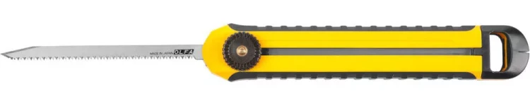 Мини ножовка OLFA по гипсокартону, полотно 95мм, нож AUTO LOCK с сегментированным лезвием 12,5мм, 2 в 1 OL-CS-5 купить в Ноябрьске