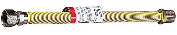 Подводка-сильфон ЗУБР для газа, растяжная, нержавеющая сталь, г/ш 1/2" - 0,5-1м 51007-G/S-050-100 купить в Ноябрьске