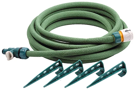 Шланг RACO сочащийся, в комплекте с коннекторами и колышками, 1/2&quot;x7,5м 4270-55925 купить в Ноябрьске