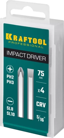 Биты для ударно-поворотных отверток KRAFTOOL 25552 купить в Ноябрьске
