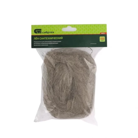 Лен сантехнический 100 г Сибртех 88899 купить в Ноябрьске