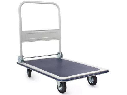 Тележка платформенная 300 кг TOR PH300 (820х575) со складной ручкой (резиновые колеса 125 мм) 130031 купить в Ноябрьске