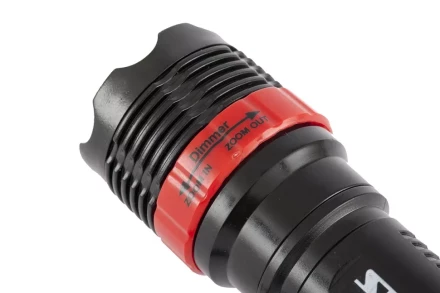 Фонарь бытовой пластик 1W LED ремешок зум 3 режима 100% - 50% - стробоскоп 3хААА Stern 90570 купить в Ноябрьске