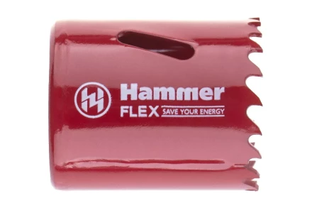 Коронка биметаллическая HAMMER Ф38х38мм 5/8&quot; BiMETALL (224-008) купить в Ноябрьске