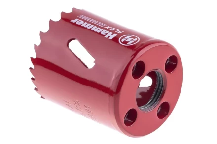 Коронка биметаллическая HAMMER Ф38х38мм 5/8&quot; BiMETALL (224-008) купить в Ноябрьске