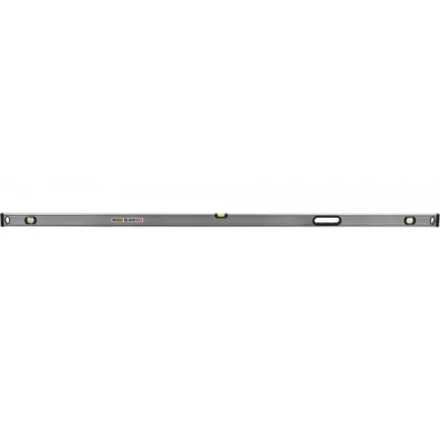 Уровень STAYER &quot;PROFESSIONAL&quot; &quot;BlackMax&quot; коробчатый усиленный с ручками, утолщенный особопроч профиль, 0,5мм/м, 3 ампулы, 200см 3475-200 купить в Ноябрьске