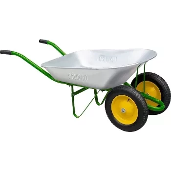Тачка садовая два колеса грузоподъемность 170 кг объем 78 л PALISAD 689223 купить в Ноябрьске