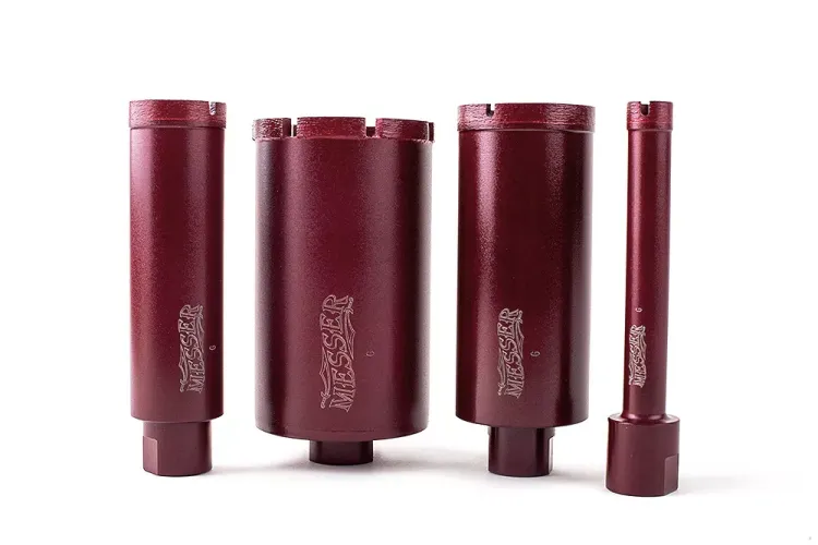 Сегментная алмазная коронка MESSER REDLINE по граниту диаметр 35 мм длина 100 мм купить в Ноябрьске