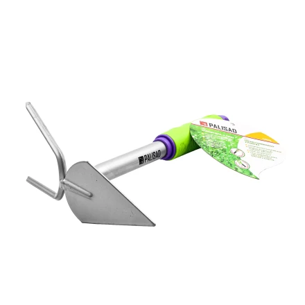 Мотыжка комбинированная 2-зубая Palisad, 85 х 190 х 275 мм, стальная, обрез. рукоятка, 630058 купить в Ноябрьске