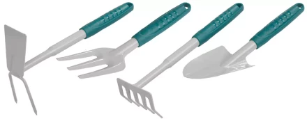 Набор RACO садовый: совок 4207-53481, мотыжка -53486, грабли веерные -53492, вилка посадочная -53496 4225-53/498 купить в Ноябрьске