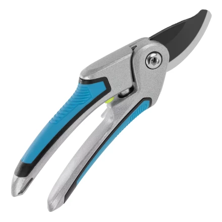 Секатор прямого реза  Palisad, 215 мм, регулировка захвата, трехкомпонентные рукоятки, LUXE, 60460 купить в Ноябрьске