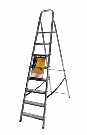 Стремянка алюминиевая СА 1х8 Вихрь купить в Ноябрьске