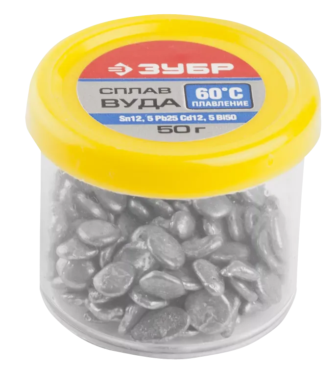 Сплавы ВУДА (Sn12.5Pb25Cd125Bi50) серия Без серии купить в Ноябрьске