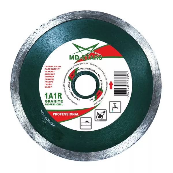 Диск алмазный GRANITE PROFESSIONAL MD-STARS 180*1,4*10*25,4 mm купить в Ноябрьске