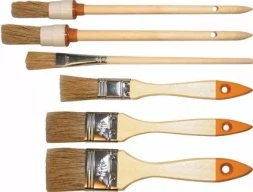 Набор кистей 6 шт.(плоские 3/4" 1" 1/5" круглые №1,№2 №4.) SPARTA 841145