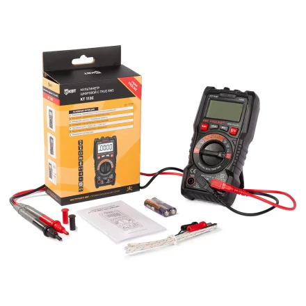 Мультиметр цифровой КВТ KT 113С с True RMS (91918) купить в Ноябрьске