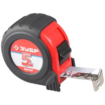 Рулетка ЗУБР &quot;МАСТЕР&quot;, обрезиненный корпус, 5мх25мм 34055-05-25_z01 купить в Ноябрьске