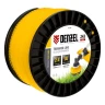 Леска для триммера витой квадрат, 2,4мм х 243м, на DIN катушке FLEX CORD// Denzel 96298 купить в Ноябрьске