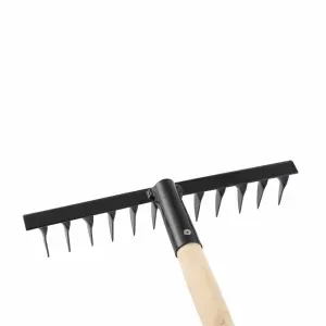 Грабли 12-зубые,320мм,с черенком,витые СИБРТЕХ 61744 купить в Ноябрьске